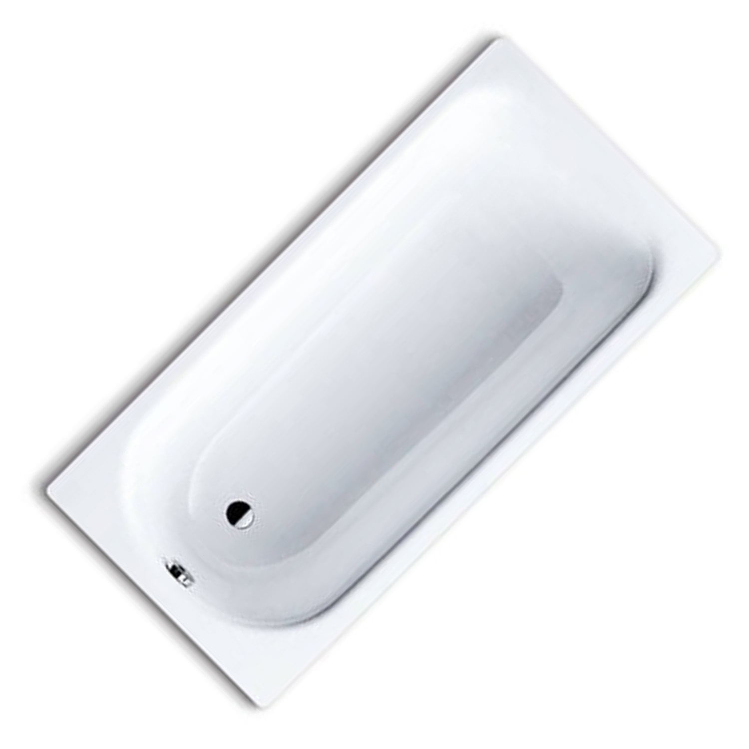 BADLAND Badewanne Weiß 170x75cm - Acryl Komplettset Mit Schürze